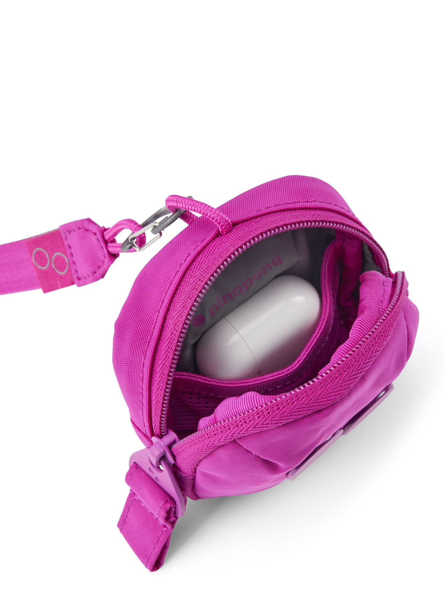 Mini Pouch - Crinkle Fuchsia