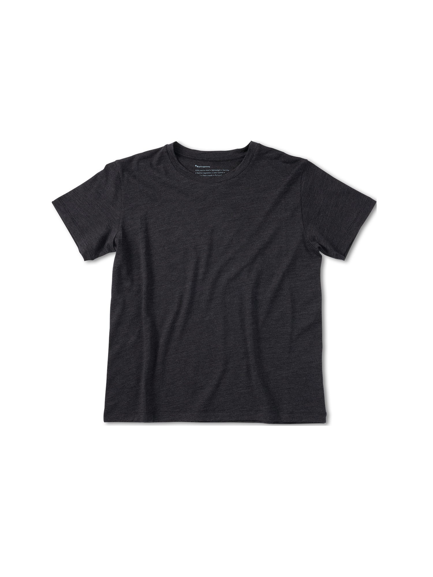 pinqponq-Tshirt-Merino-Women-Tone-Dark-Grey-front
