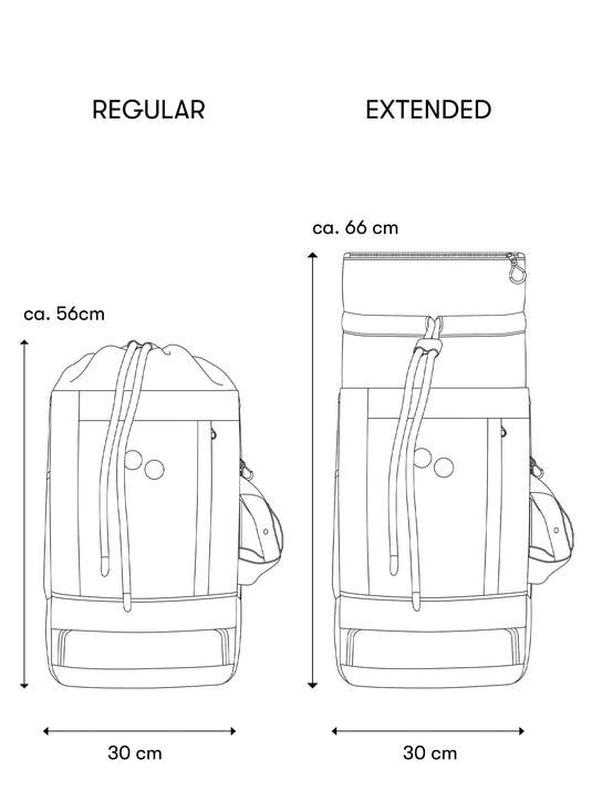 Blok Medium - Convertible travel companion – pinqponq