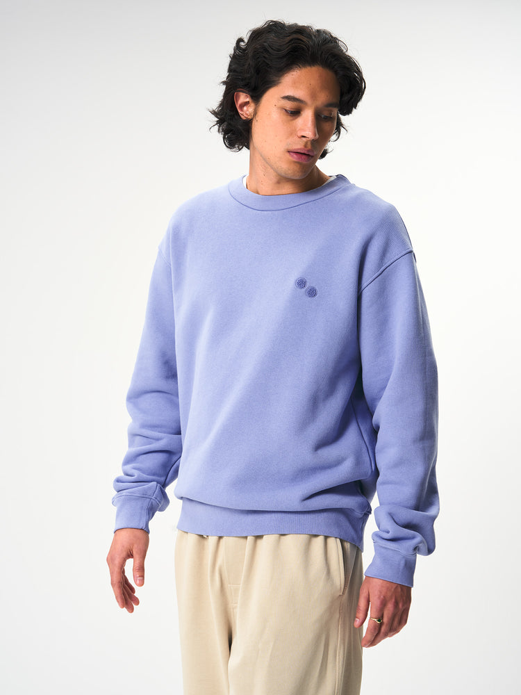 Pinqponq Sweatshirt Cotton - Pool Blue (Unisex)