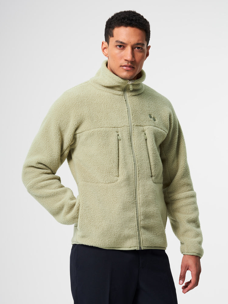 Pinqponq Fleece Jacket - Reed Olive (Male)