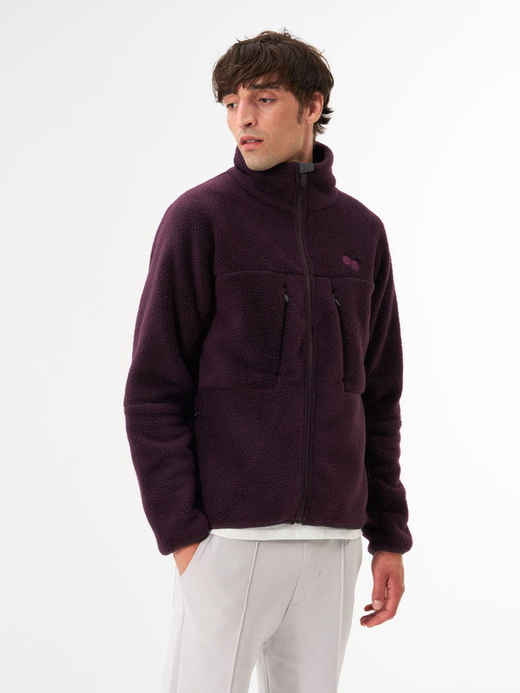 Pinqponq Fleece Jacket - Midnight Plum (Male)