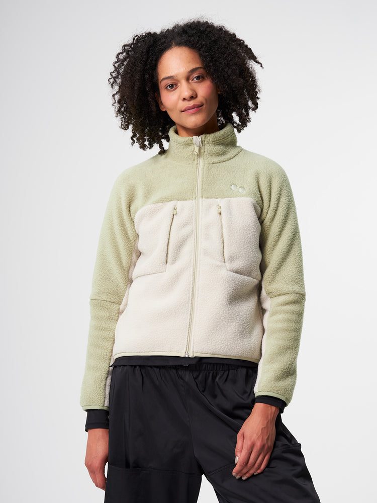 Pinqponq Fleece Jacket - Tune Olive (Female)