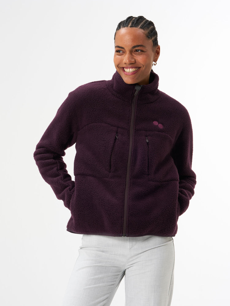 Pinqponq Fleece Jacket - Midnight Plum (Female)