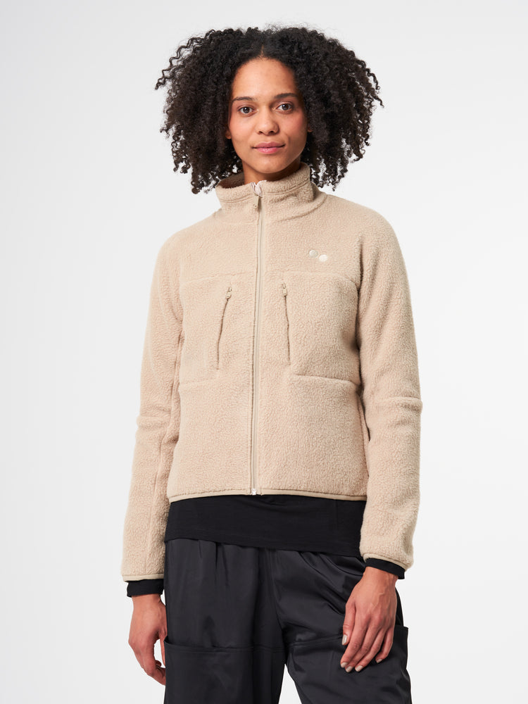 Pinqponq Fleece Jacket - Caramel Khaki (Female)