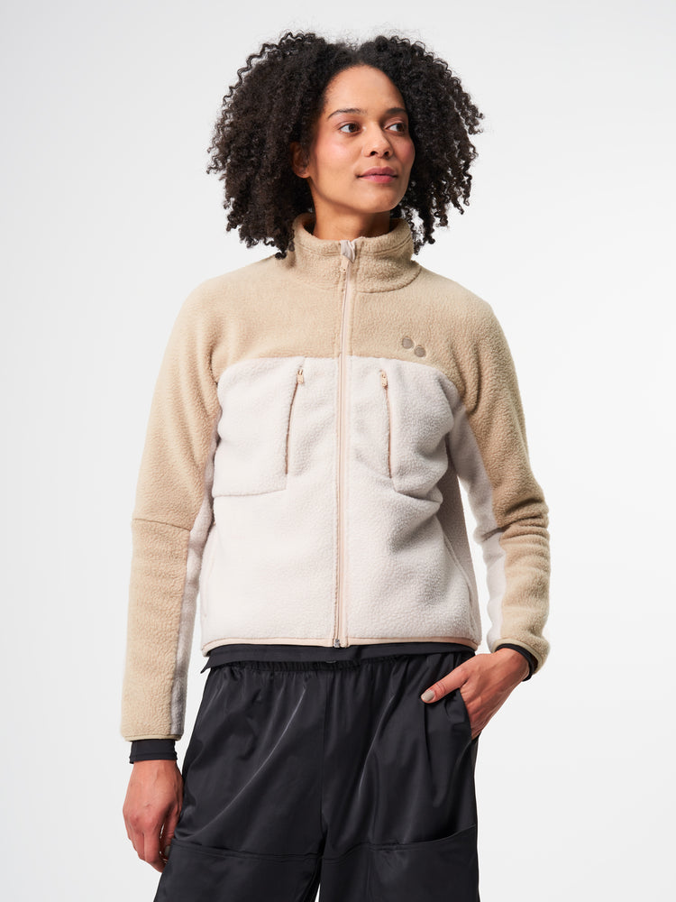 Pinqponq Fleece Jacket - Tune Khaki (Female)