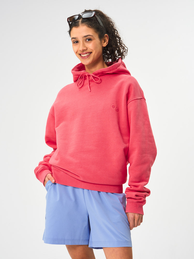 Pinqponq Hoodie Cotton - Watermelon Pink (Unisex)