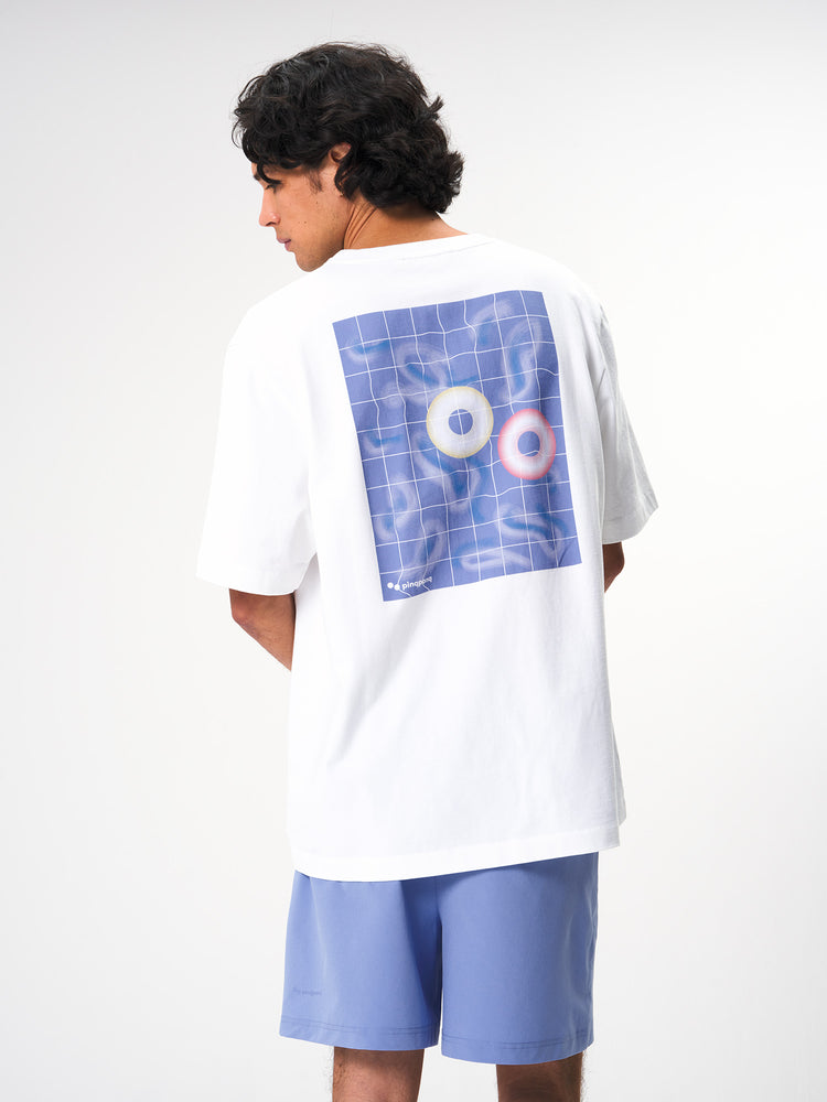 Pinqponq T-Shirt Cotton - Dandelion White Resort (Male)