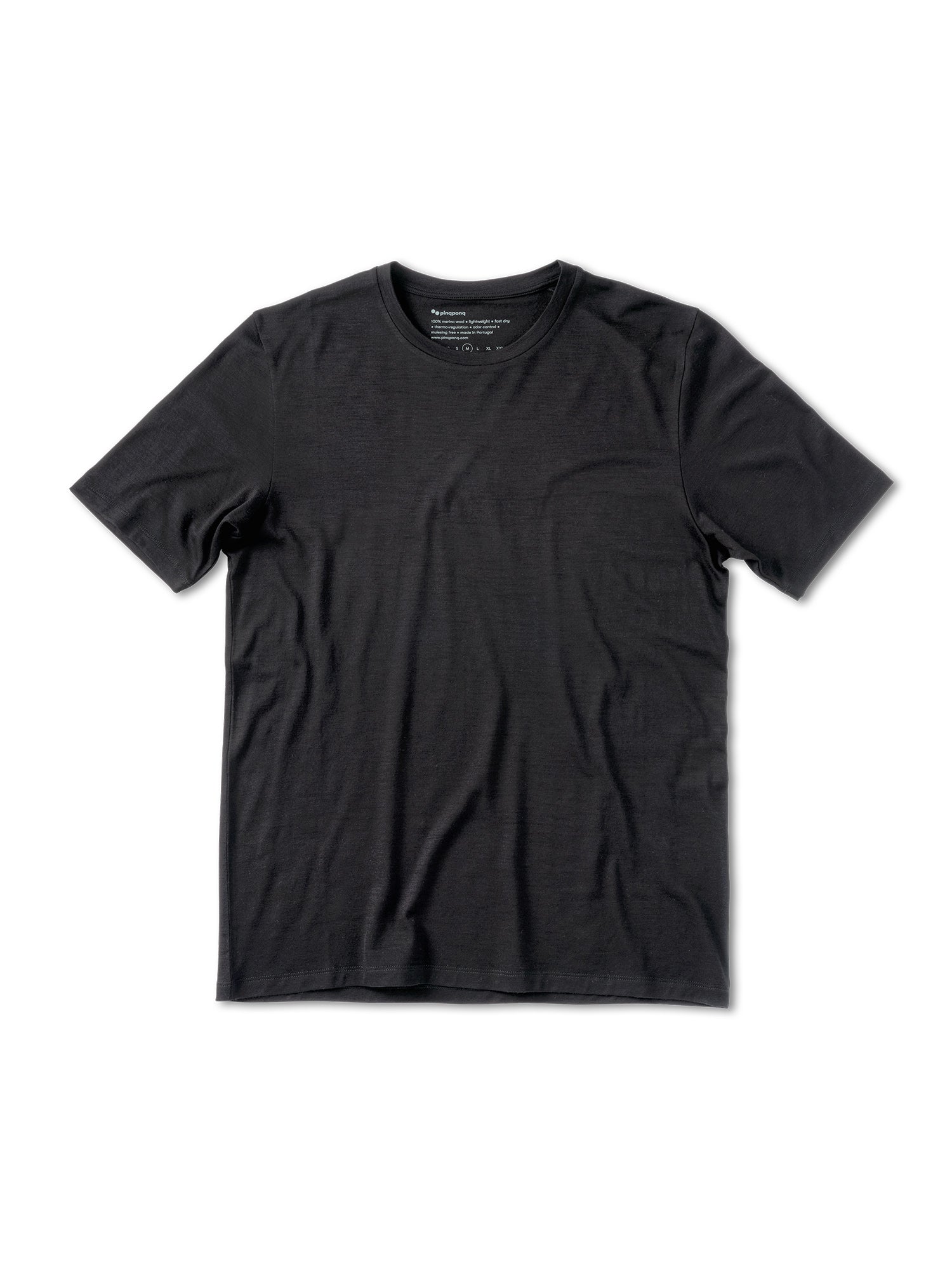  pinqponq-T-Shirt-Merino-Men-Iconic-Dark-Grey-Melange-front
