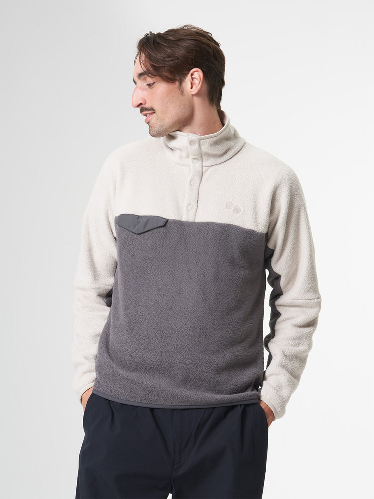 Pinqponq Fleece Pullover - Tune Beige (Unisex)