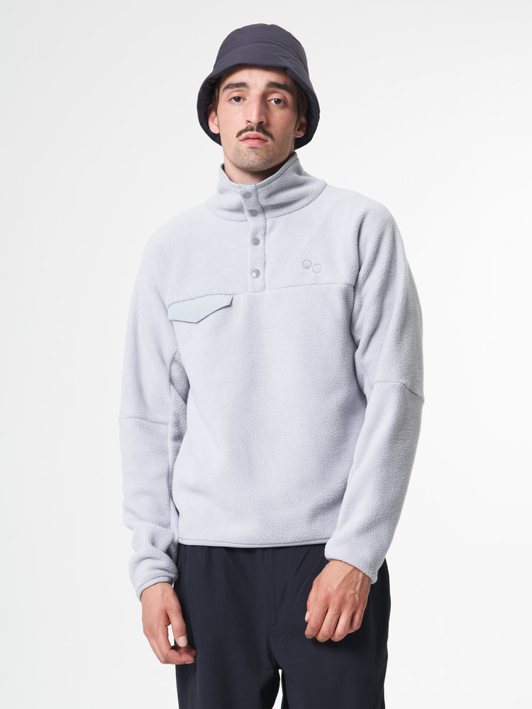 Pinqponq Fleece Pullover - Iced Grey (Unisex)