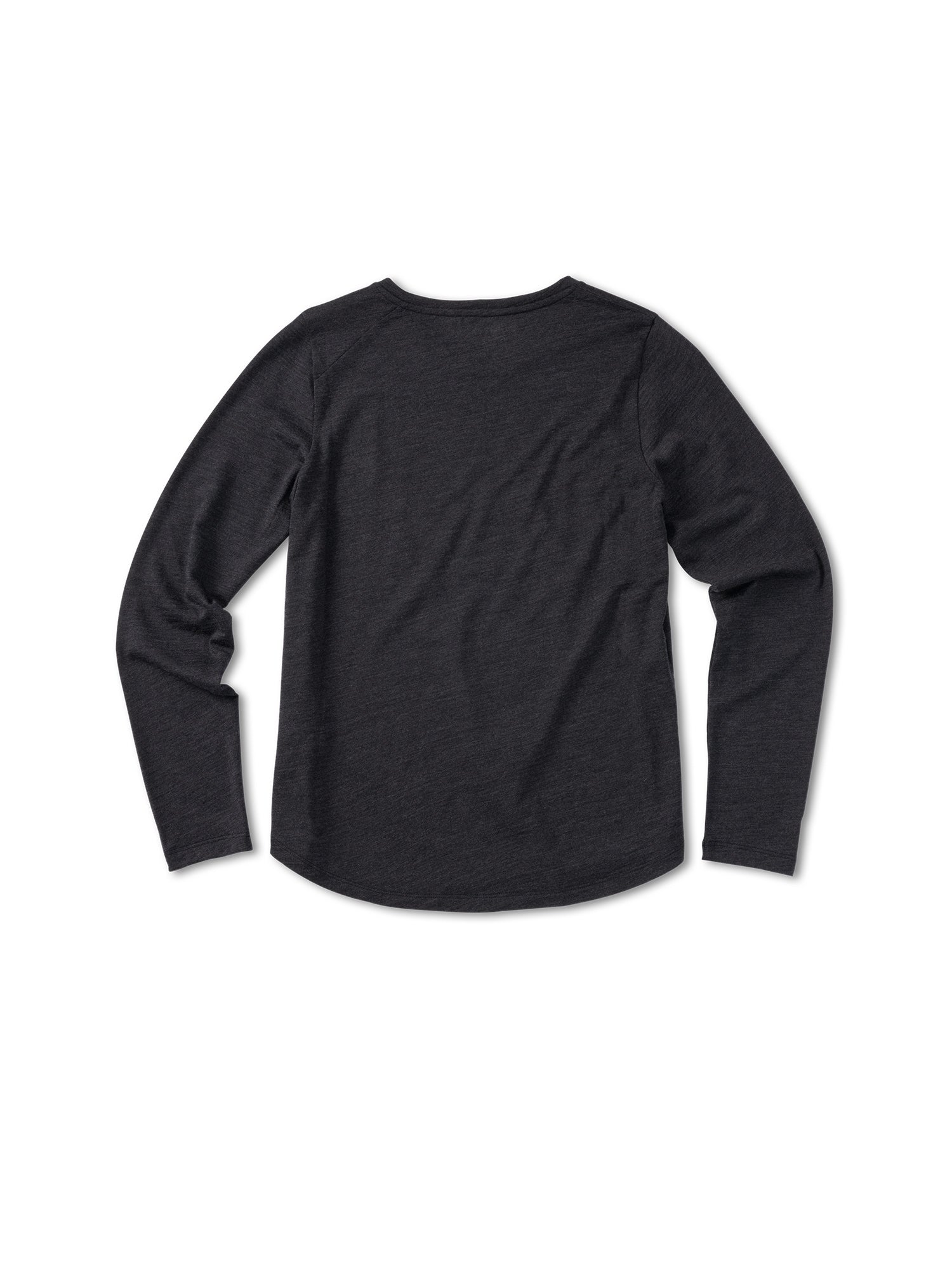 Longsleeve Merino - Dark Grey Melange (Female)