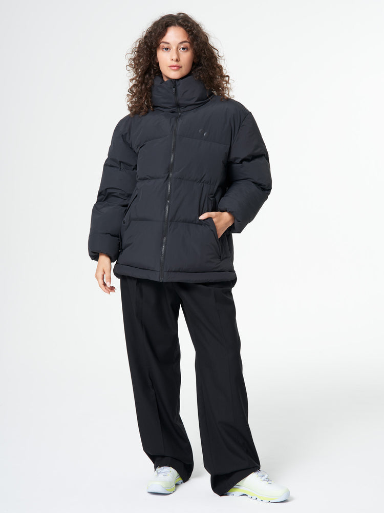 Pinqponq Puffer Jacket - Peat Black (Unisex)