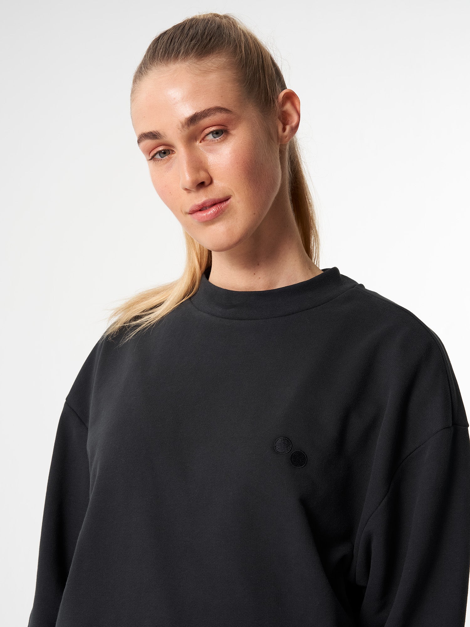 Sweatshirt Circles Peat Black Unisex