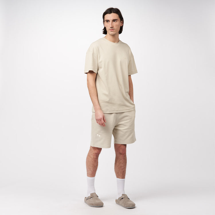 Pinqponq Sweatshort - Cliff Beige (Unisex)