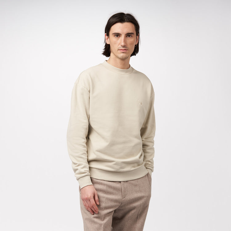 Pinqponq Sweatshirt - Cliff Beige (Unisex)