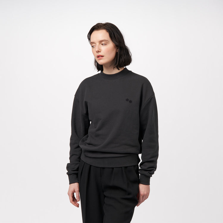 Pinqponq Sweatshirt - Peat Black (Unisex)