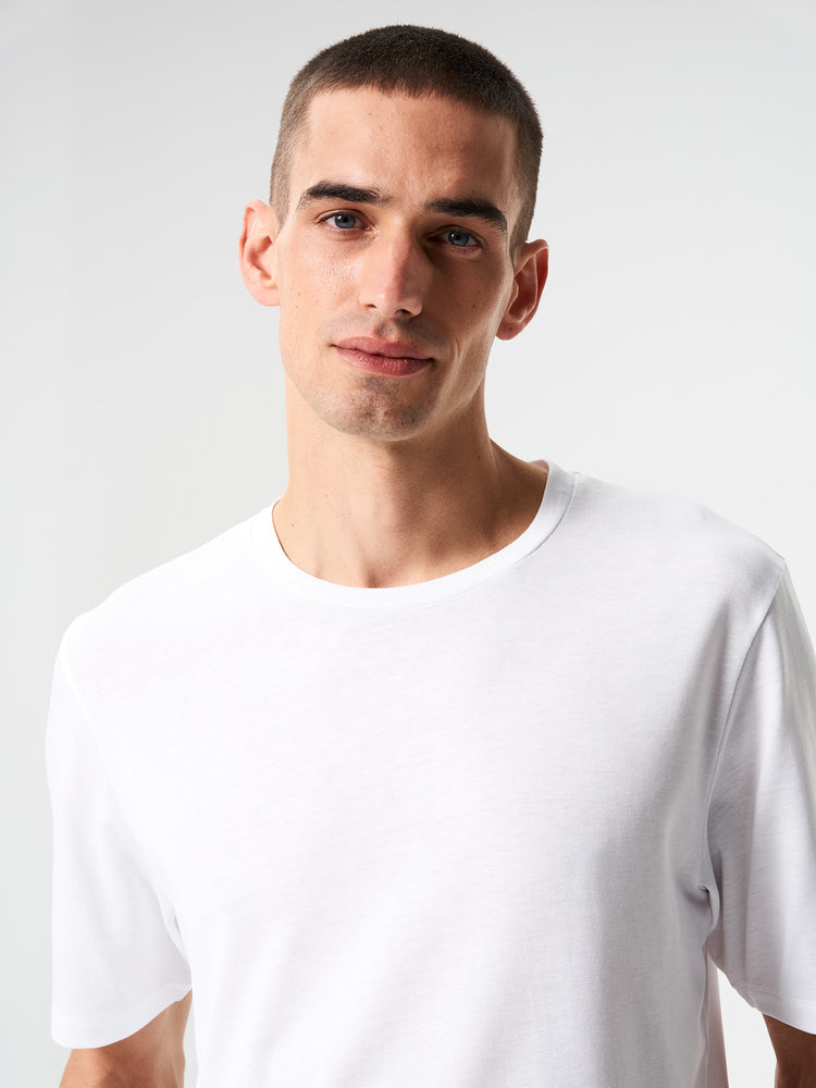 Pinqponq T-Shirt TENCEL™ - Wooden White (Male)