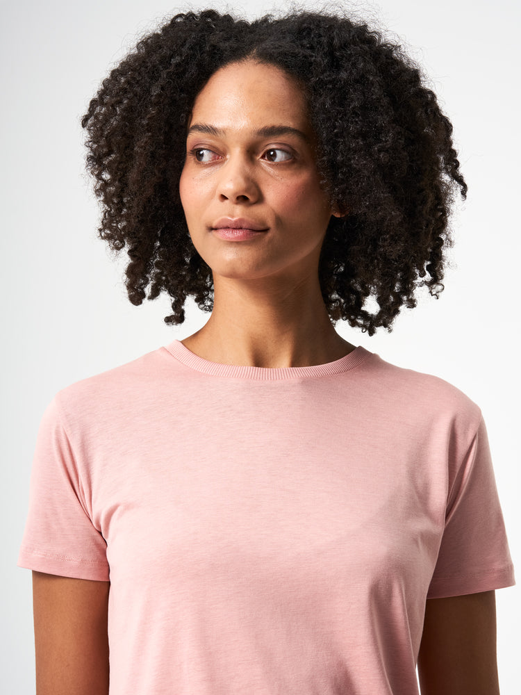 Pinqponq T-Shirt TENCEL™ - Wooden Pink (Female)